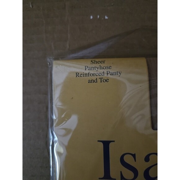 Isadora Comfort Sheer Pantyhose Beige Size A Style #4050 Reinforced Toe NEW Hose - Picture 3 of 6